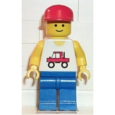 trc003 Trucker - Blue Legs, Red Cap